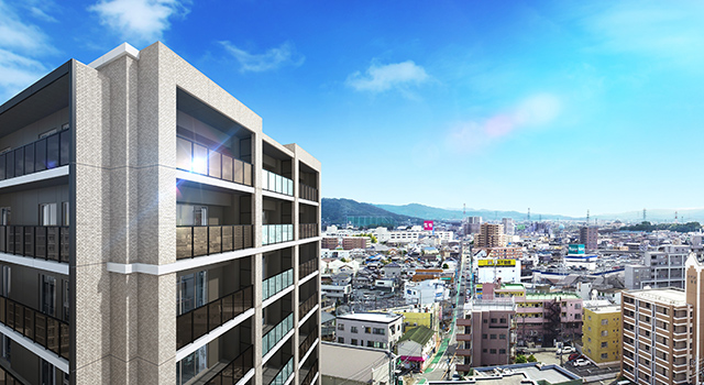 オーヴィジョン朝倉街道駅前